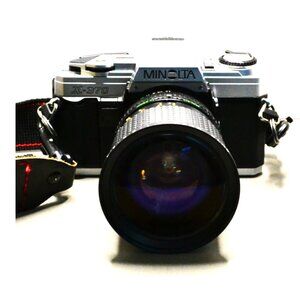 Vintage Minolta X370 35mm SLR Camera Zoom Lens Film Photography